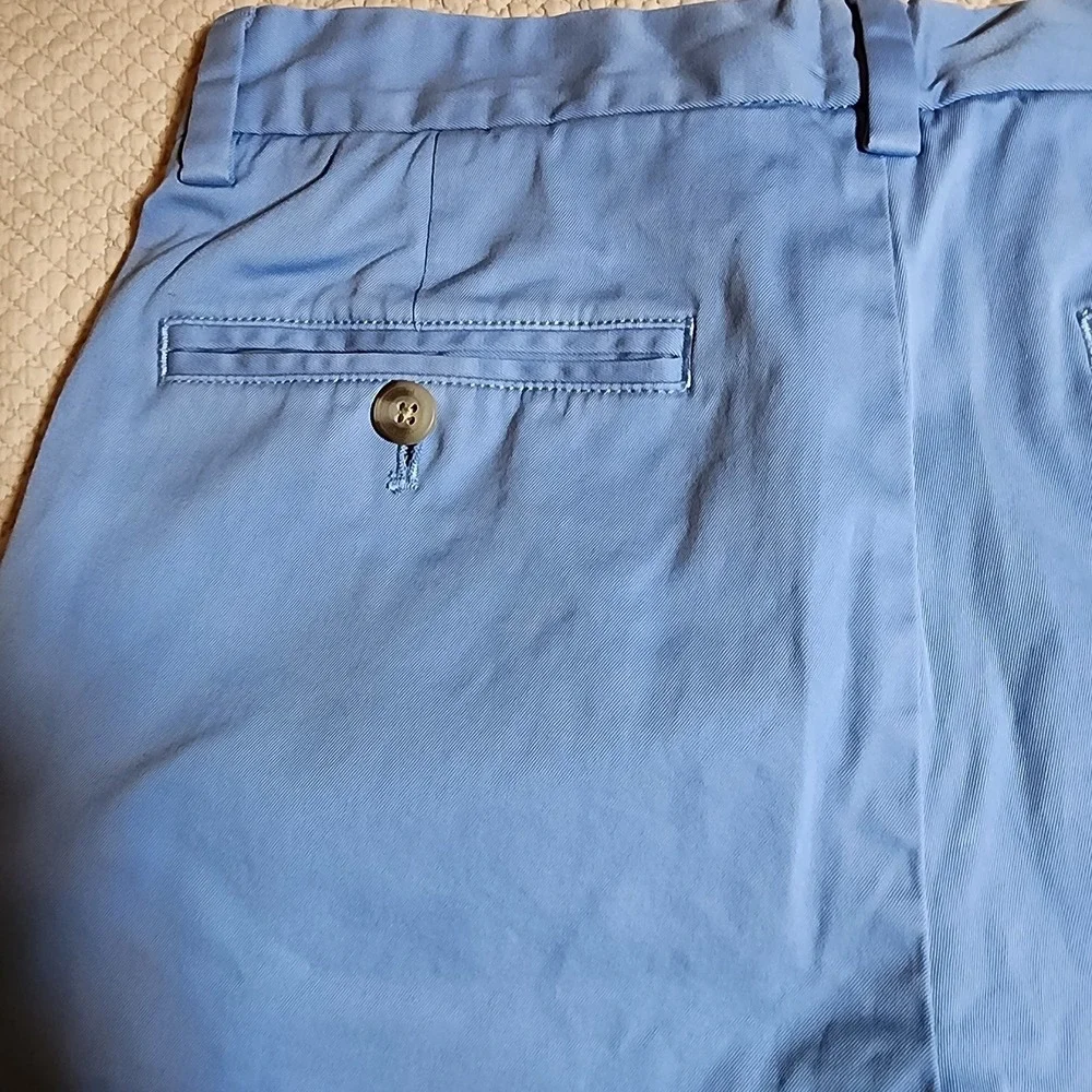 Vineyard Vines Breaker Shorts Men's Size 28 Blue Flat Front Chino Preppy 7